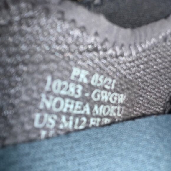 OluKai Nohea Moku Gray Mesh Slip On Casual Loafers Boat Shoes Mens Size 12 - Picture 7 of 9